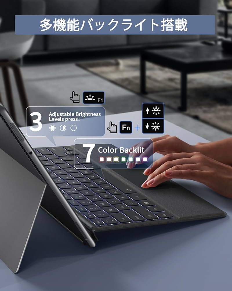 Omikamo マイクロソフト Surface Pro キーボード ワイヤレス Amazon.co.jp: Omikamo サーフェスプロ キーボード ワイヤレス