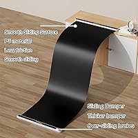 Vista 7 de Slide Boards for Exercise, Sliding Board with Sliding Booties, Slide Board Exercise Mat with End Stops 78.7" X 19.7" , Thickened Slide Mat for