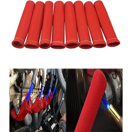 Spark Plug Heat Cover Replacement 8 PCS 2500° Spark Plug
