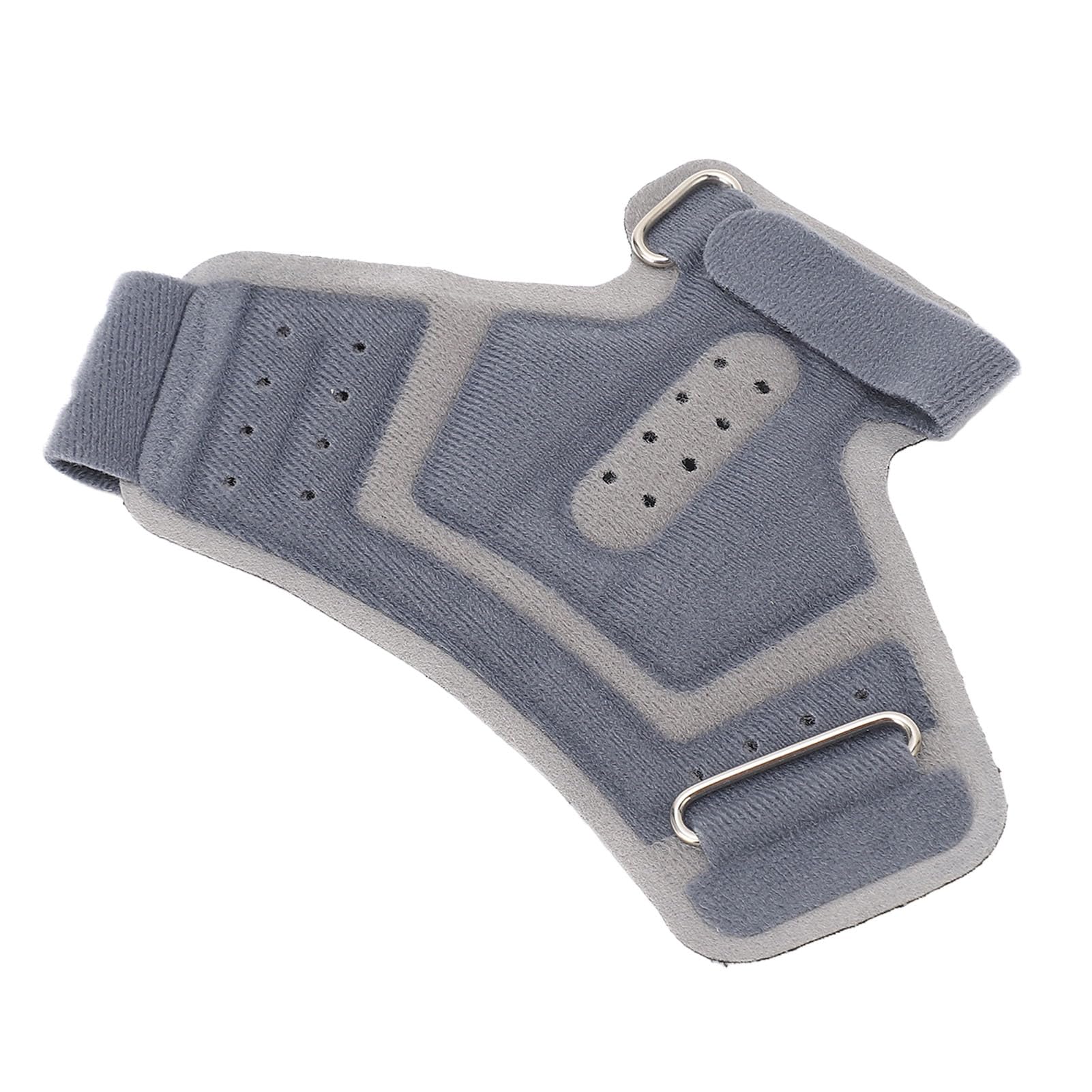 Finger Support Splint, Thumb Wrist Stabilizer Multipurpose Good Buffering Breathable Sponge Fine Workmanship Convenient Wearing for Daily Hand Protection (Grey)