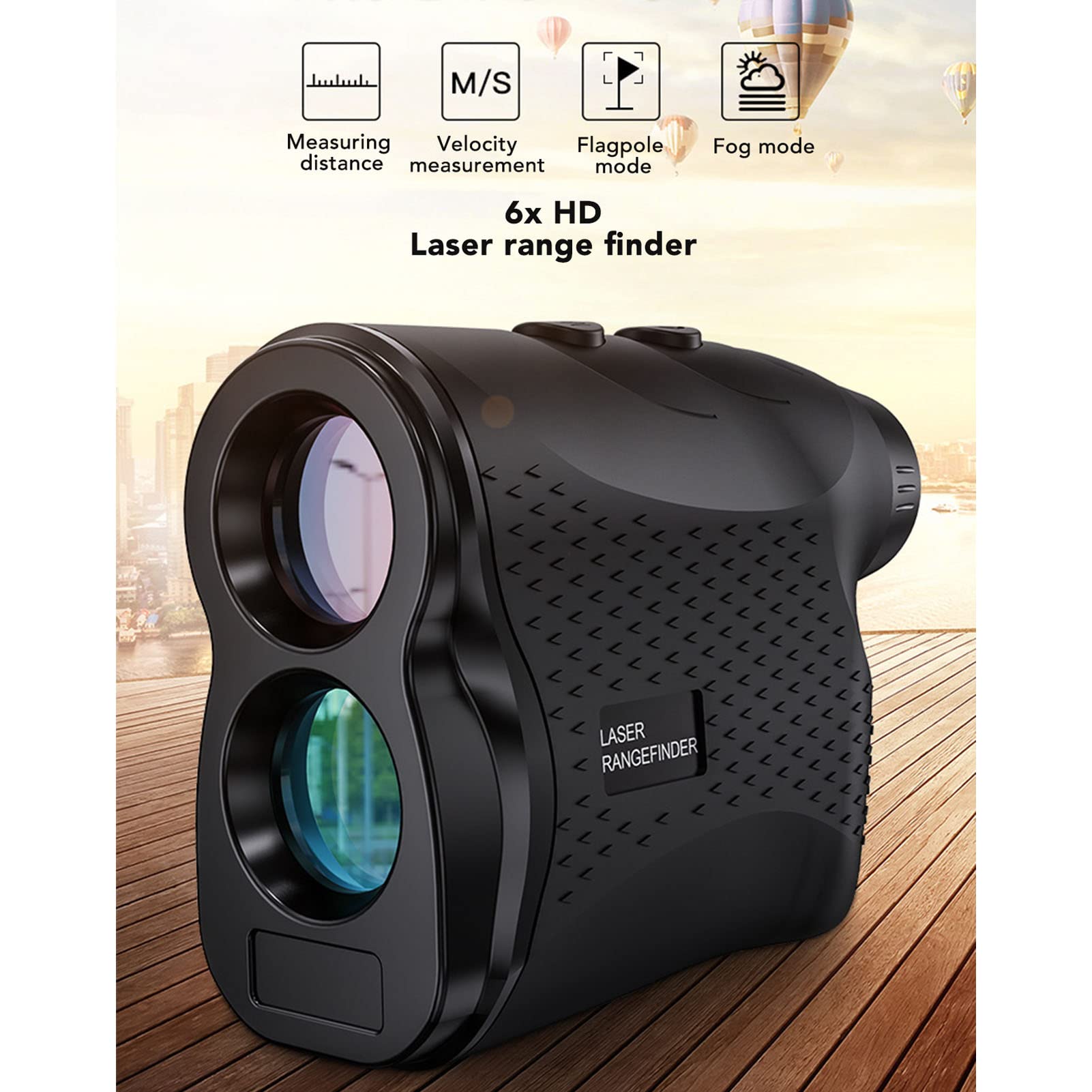 Kadimendium Telescopio Digitale Misuratore di Distanza Misurazione Accurata Immagini Chiare Ricaricabile Range Finder 1200m