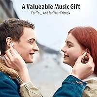 Vista 7 de Earbuds Headphones 5 in One Pack, Wired Earbud with Heavy Bass Stereo Noise Blocking, Microphone, Compatible with iPhone, Android Phones, Laptops