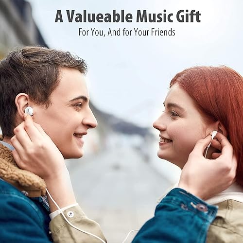 Miniatura 7 de Auriculares 5 en uno, auriculares con cable con bloqueo de ruido estéreo de graves pesados, micrófono, compatible con iPhone, teléfonos Android,