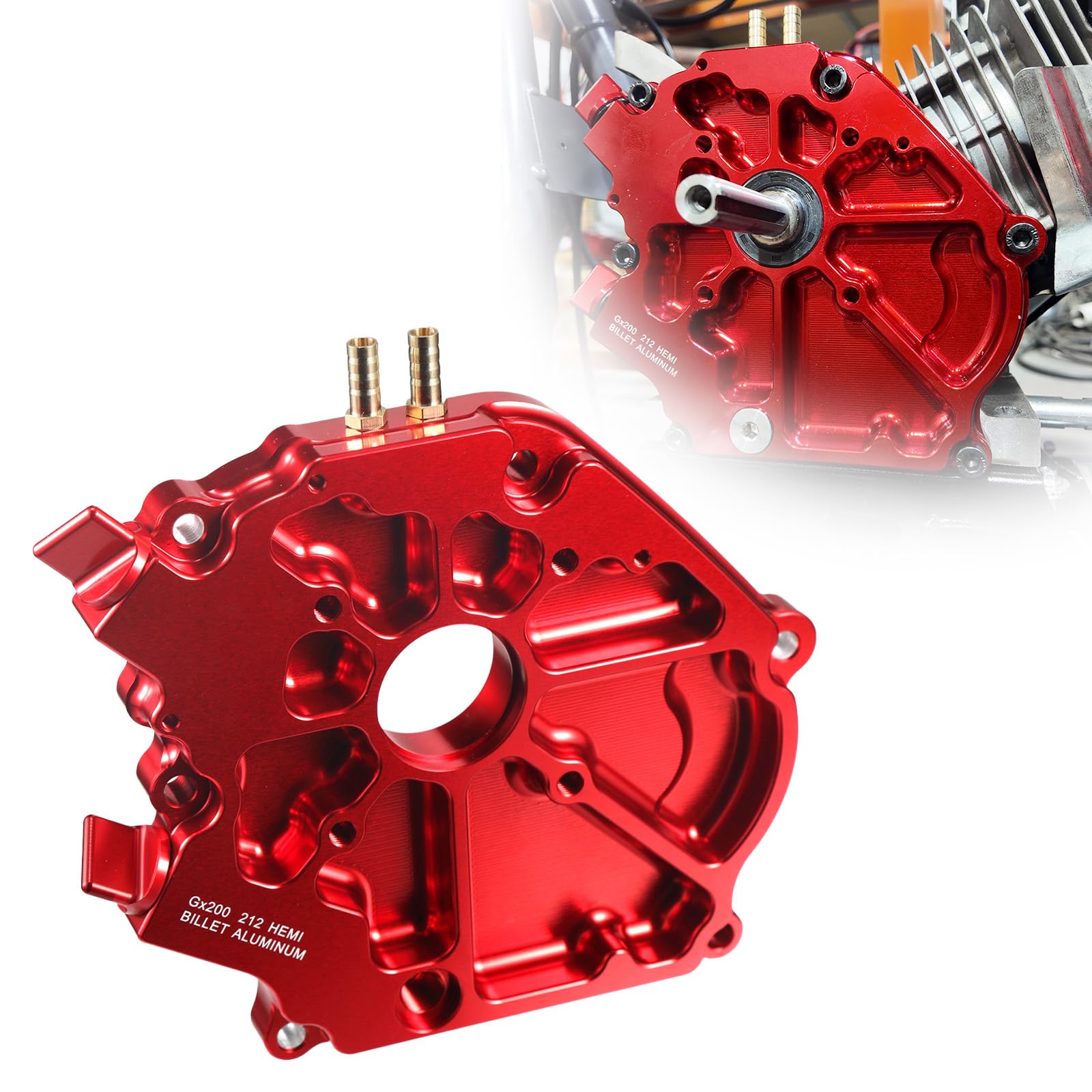Amazon.com: pinkhatcat Dual Bearing Billet Side cover For GX200