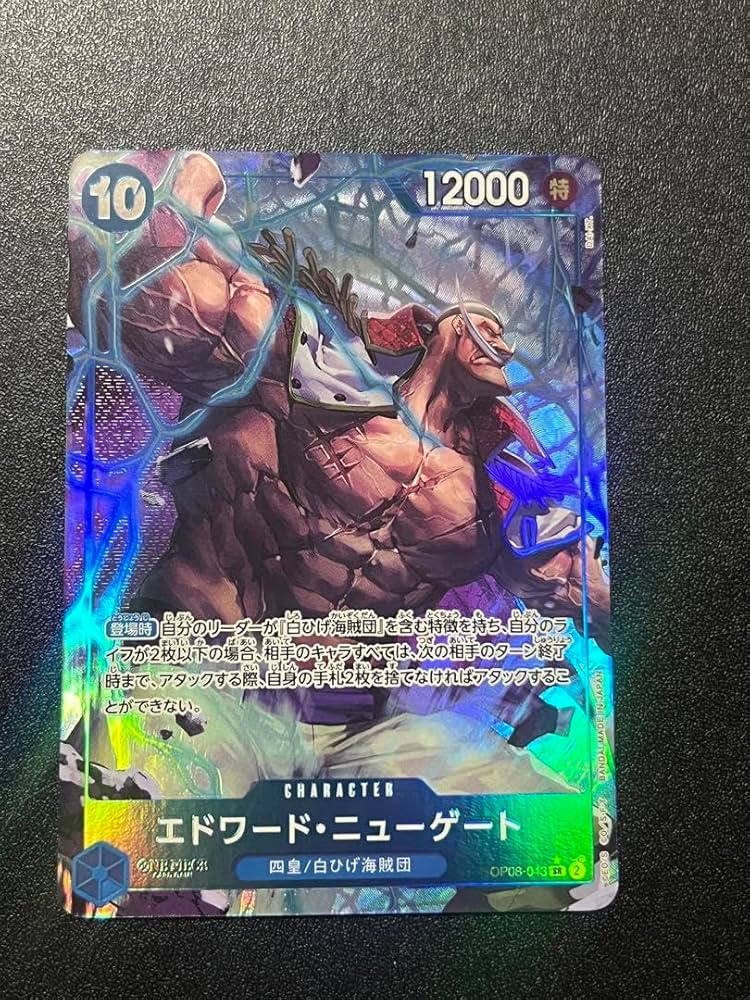 ニューゲート パラレル OP08 エドワード・ニューゲート パラレル OP08-043 SR 青｜ワンピース