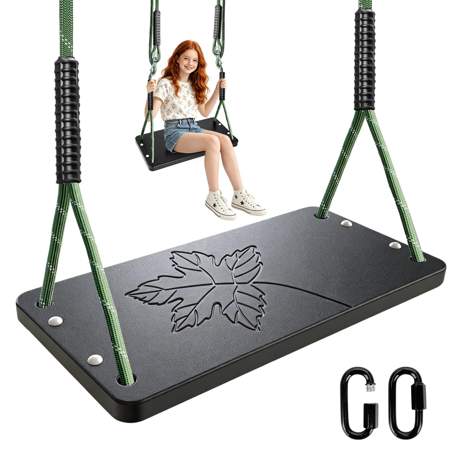 ZoeZure Swing Seat, Children’s Swing Replacement with 200cm Adjustable Rope