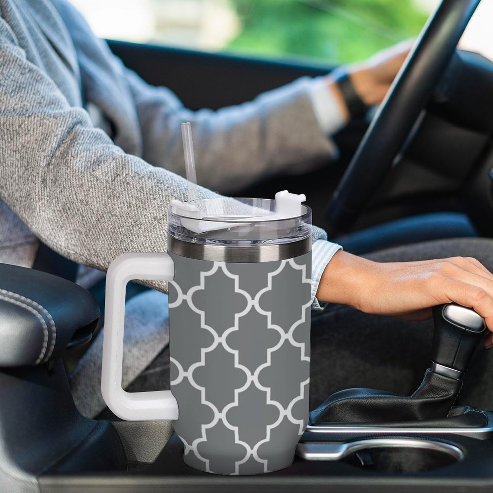 Tazas de café de doble pared con aislamiento al vacío de doble pared, botellas de agua para café helado, té, bebidas frías y calientes