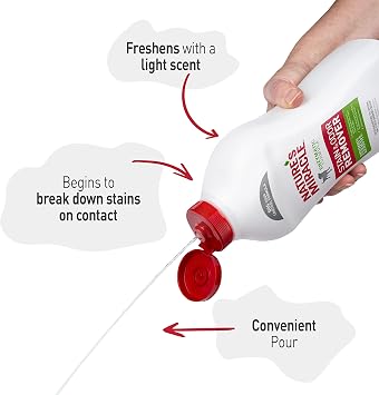 Natures Miracle Dog Stain & Odor Remover, Enzymatic Cleaner, 32 oz