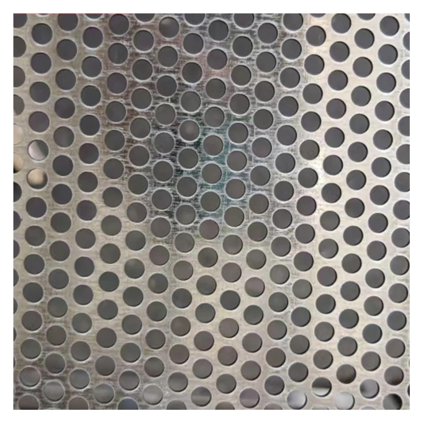 Plaque perforee en acier inoxydable grille observation porte armoire
