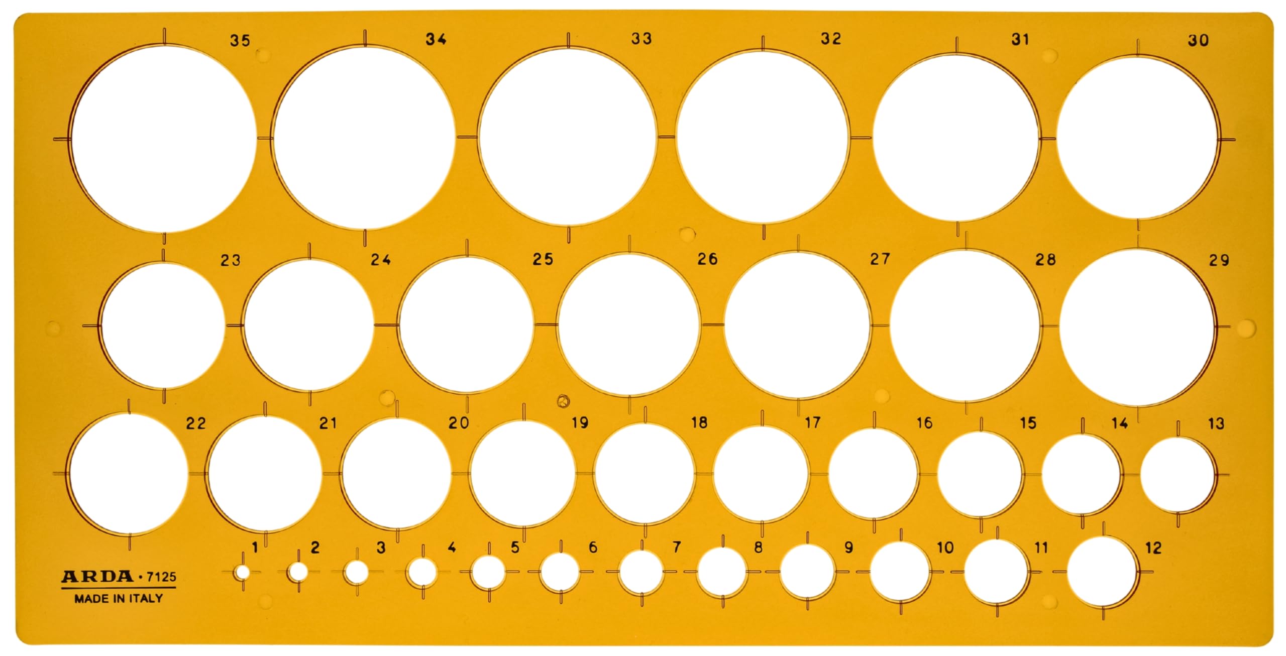 Arda 408908 Maschera per Cerchi Grandi