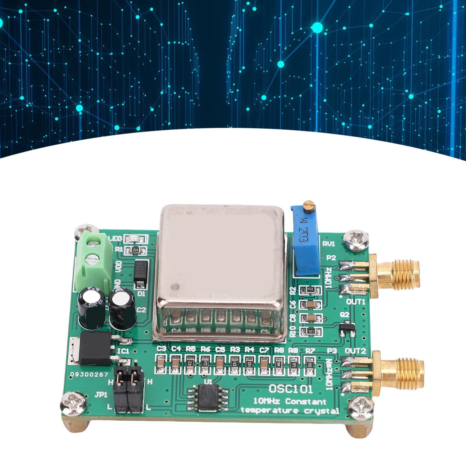 Frequenzstandardoszillator 10 MHz OCXO-Modul Kristalloszillator mit Konstanter Temperatur Dualer Ausgang 9 Frequenzvervielfachte Signale