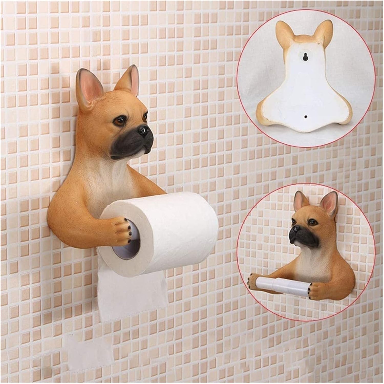 Amazon.co.jp Toilet Roll Holder Toilet Paper Holder Dispenser Dog