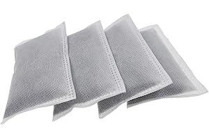 4-Pack Activated Charcoal Odor Absorbing Filter Refill for iTouchless Trash Cans