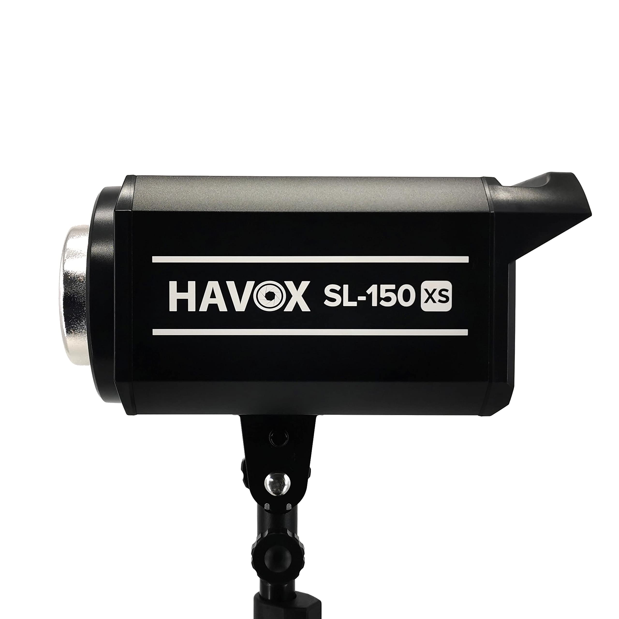 HAVOX SL-150XS Linterna - Luz continua 150W Photo Video 5600K - CRI97+ / TLCI97+ / Montura Bowens - Iluminación profesional con pantalla digital