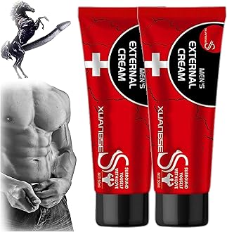 XBS Mens External Cream, Xbs Xuanbse Cream XXXL 50ML, Men's Energy Strength Massage Cream,JJLBRO Cream for Men,Long Lasting Man Tomarine Male Growth & Hardening Delay (2PC)