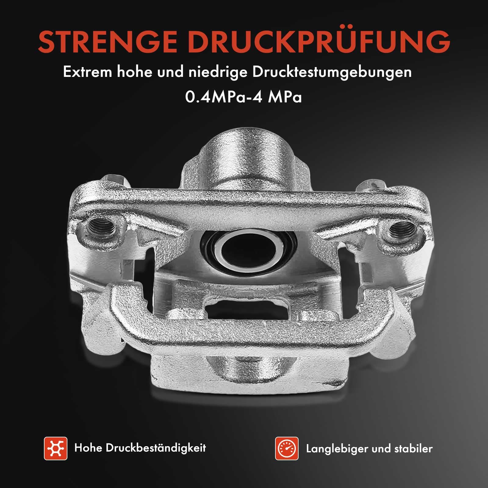 Frankberg Pinza de freno con Soporte Delantero derecho 57 mm Compatible con Freelandel Soft Top L314 Freelandel L314 Replace# SEG100260,19-B2829