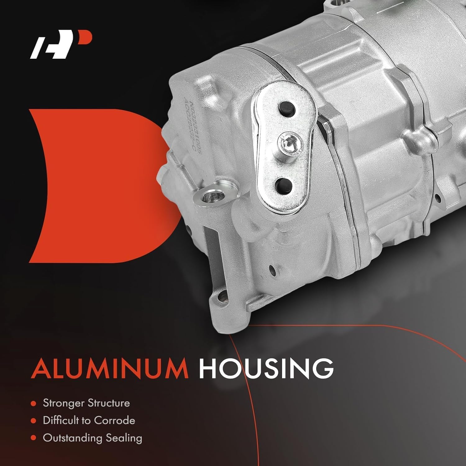 A-Premium A/C Compressor with Clutch Compatible with Ram ProMaster 1500 2500 3500 3.6L 2014-2022