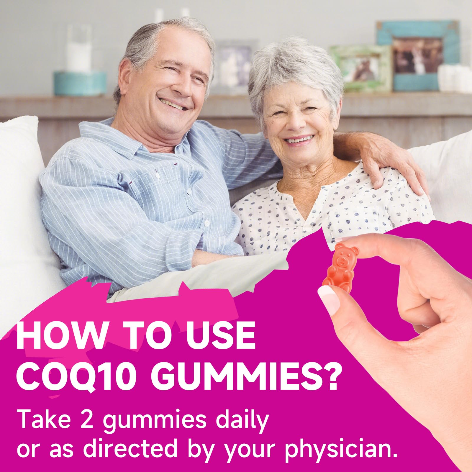 Sugar-Free CoQ10 Gummies 250mg, Plus Omega-3, Vitamin B3 & Zinc, Magnesium - High Absorption Coenzyme Q10 Supplements for Heart Health, Cellular Energy, & Antioxidant Support, 60 Count — Amazon image 6