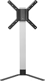 One For All TV Stand – Screen size 32-65” - NO drill solution – Elegant designed TV Bracket for all types of TVs – Height adjustable – Tilt 15° - Max Weight 30kg - White – Ultra Slim Line -WM6471 - 1