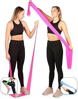 3 Três Faixas Fitas Grandes de Látex Resistente Elásticas 1,5 Metros Thera Band Treinos, Fisioterapia, Academia, Ginastica