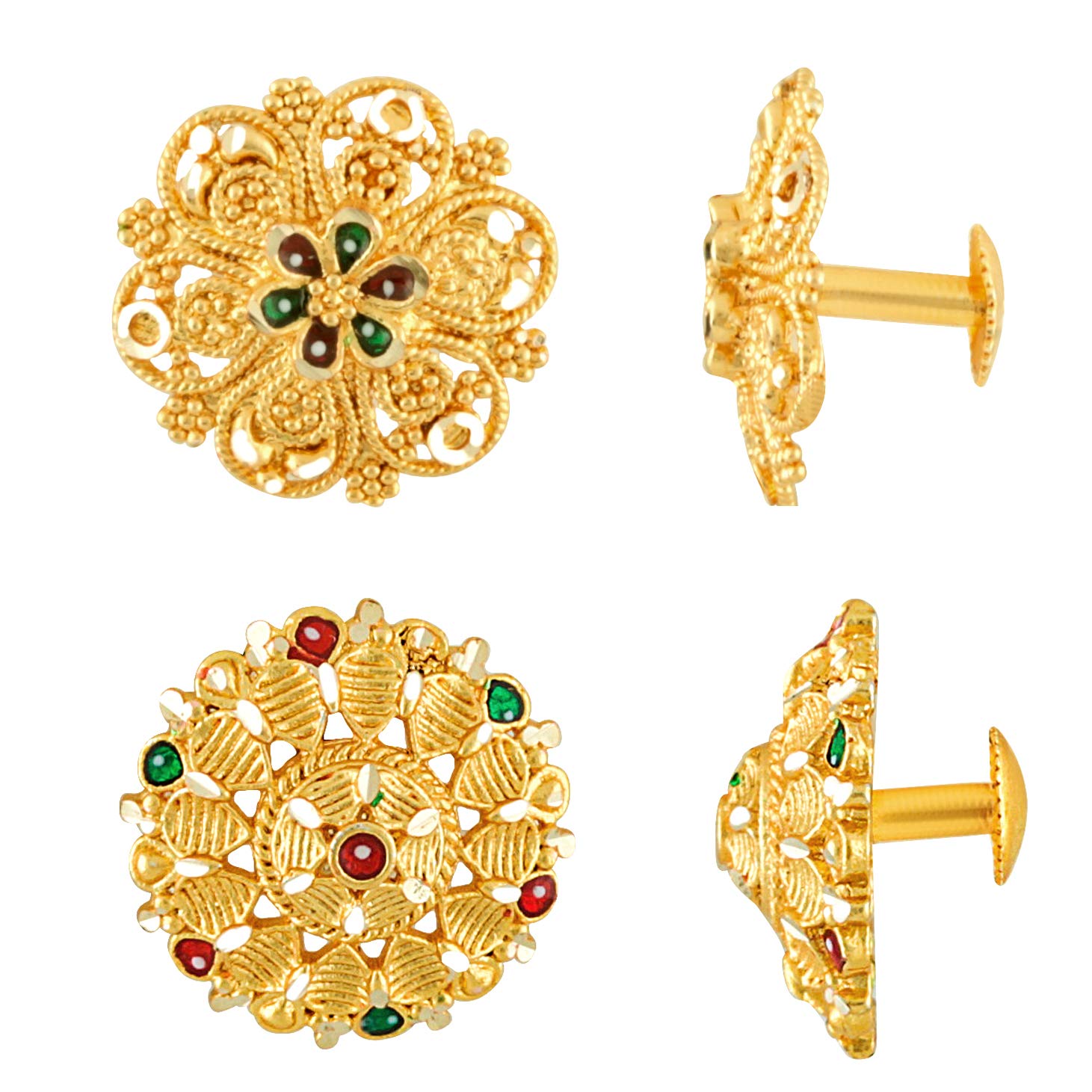 See full amazon price history chart for MEENAZ Earrings For Women girls Combo Set Pack Traditional Temple 1 One Gram Gold 18k Copper Brass Ruby Meenakari South Indian Screw Back Studs Tops Stud Fashion Stylish Hoop Bali Ear rings combo-M43 MEENAZ Earrings For Women girls Combo Set Pack Traditional Temple 1 One Gram Gold 18k Copper Brass Ruby Meenakari South Indian Screw Back Studs Tops Stud Fashion Stylish Hoop Bali Ear rings combo-M43 (B08P9JWZQH) Amazon Price History, Amazon Price Tracker