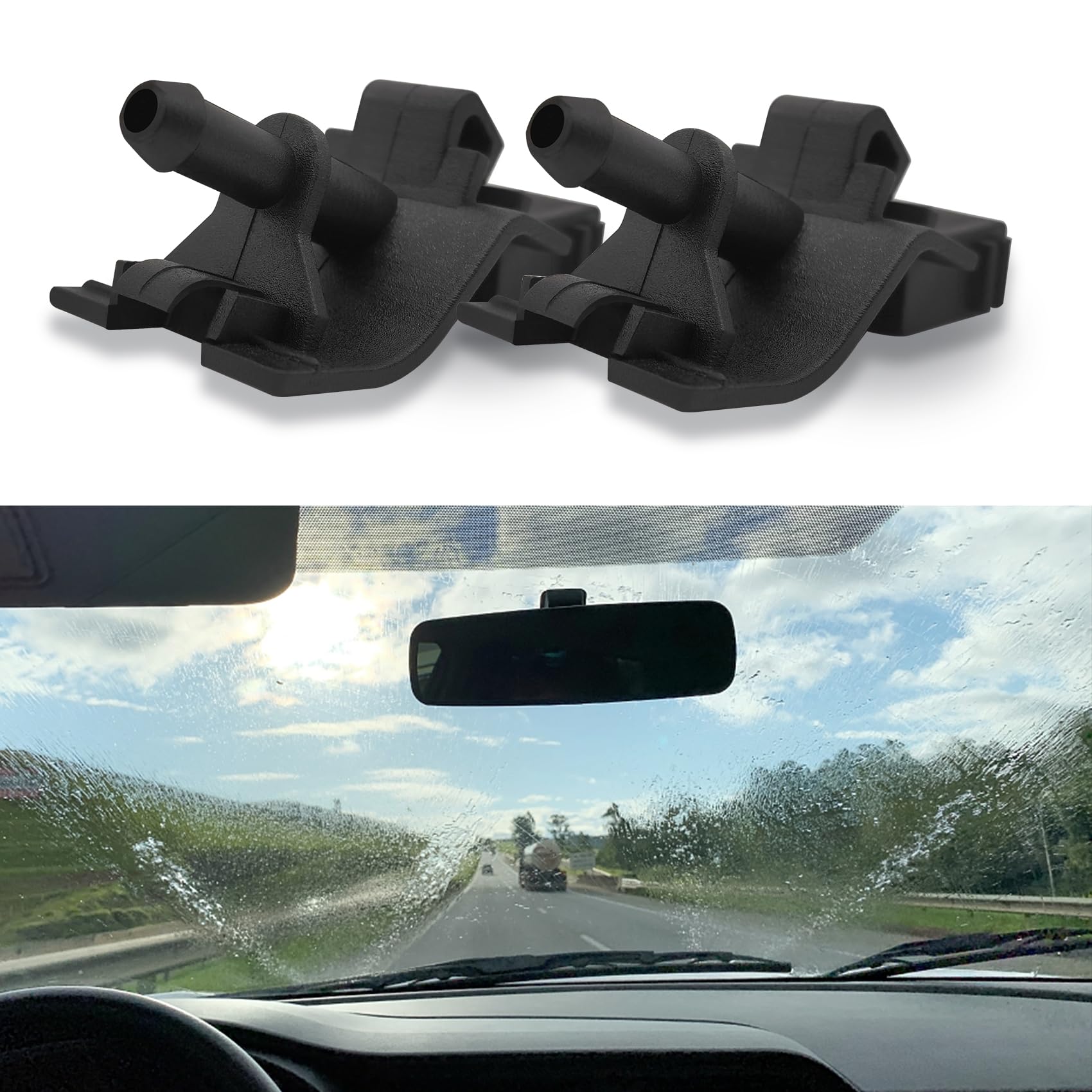 Middrivr Windshield Washer Nozzle Kit for Select Toyota and Lexus Models: A Straightforward Replacement Option