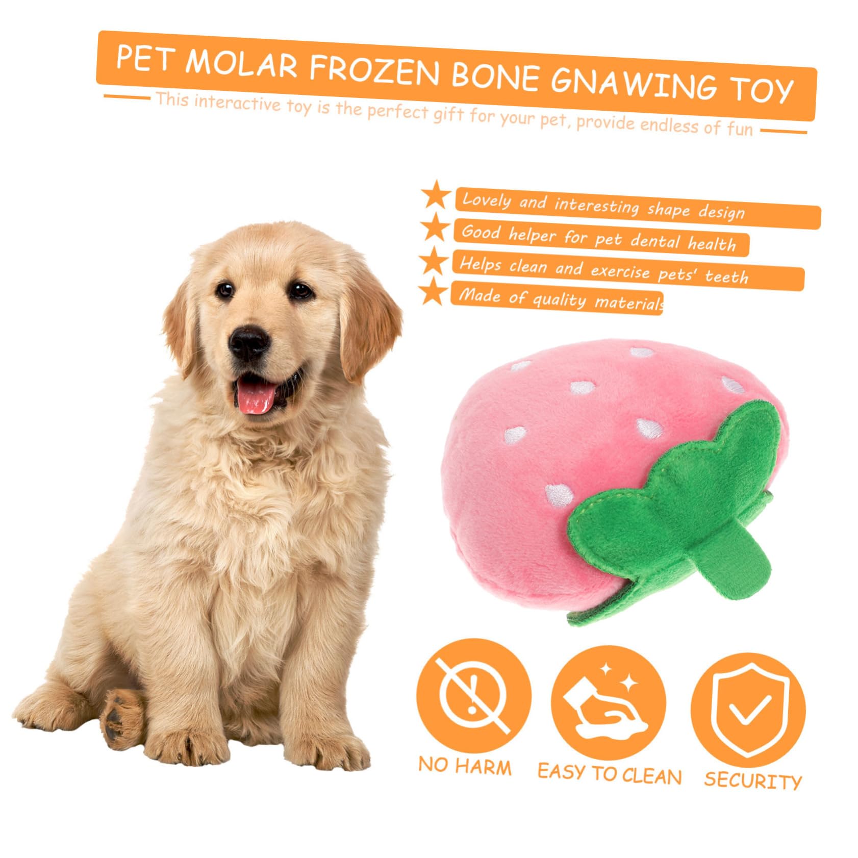 FOMIYES Jouet À Mâcher Couineur pour Chien Jouets pour Animaux De Compagnie pour Chiens Formation Matériau Sûr Jouet Interactif pour Chiot Jouets Sonores pour Animaux De Compagnie