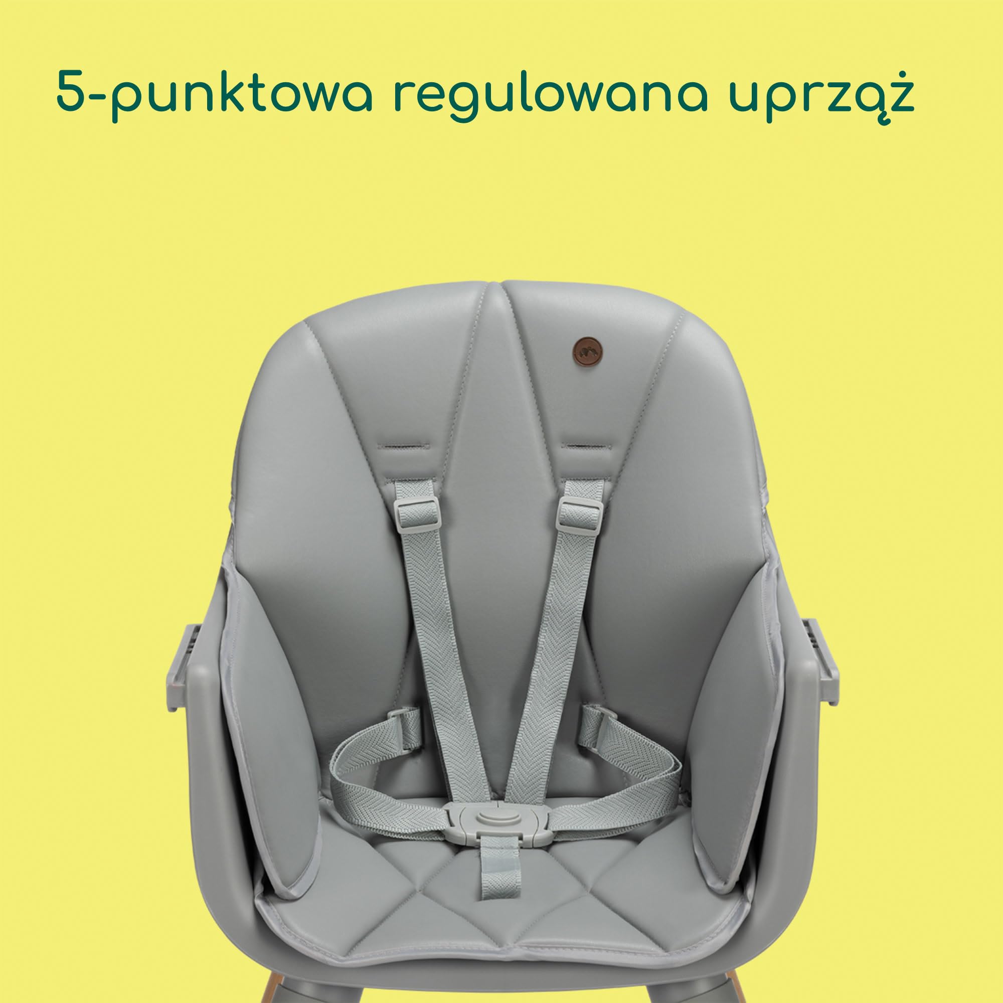 Bebeconfort Avista 2, 4w1 wysokie krzesełko, podstawka podwyższająca, krzesło do jadalni dla malucha, 6 miesięcy - 14 lat (9-60 kg), wyściełane poduszki, regulowana tacka, Tinted Grey