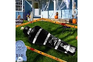YUJUN Halloween Inflatable Fake Corpse Bag