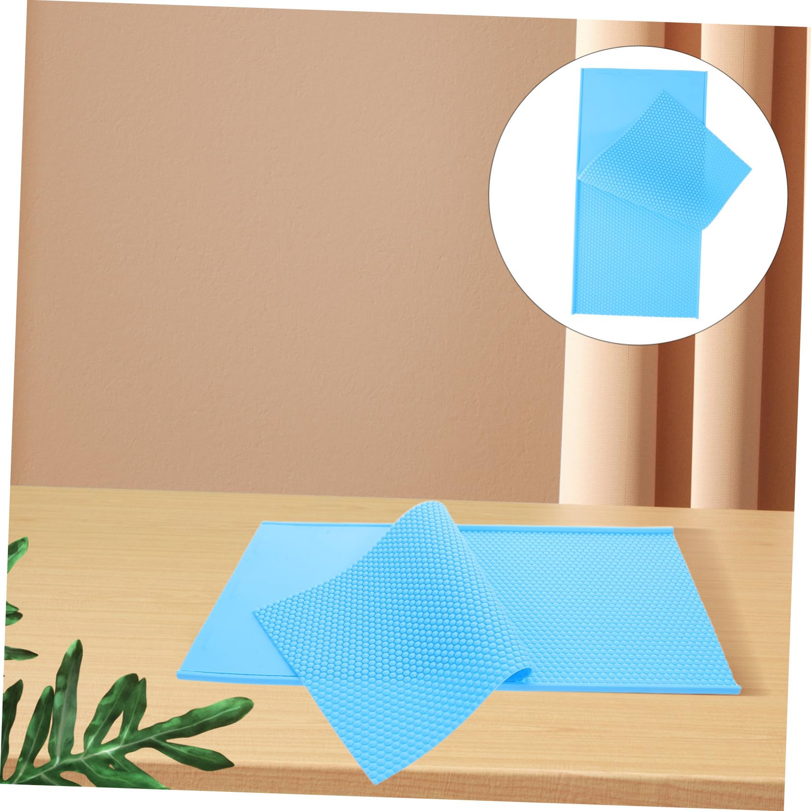 VICASKY Stampo in Silicone per Fogli di Cera di Goffratura di Precisione, Riutilizzabile per Fogli di Cera a Struttura Alveolare, per Apicoltura Professionale e Fai-Da-Te