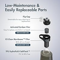 Vista 6 de Katadyn BeFree 1.0L Ultralight Collapsible Water Filter Bottle for Hiking, Camping, Backpacking