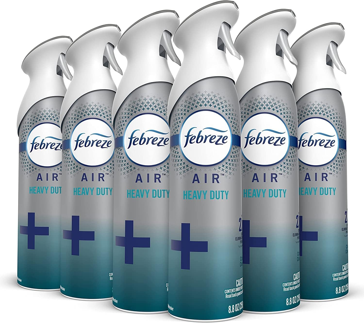 Buy Febreze AIR, Heavy Duty Crisp Clean, 8. 8 oz Aerosol, 6Carton