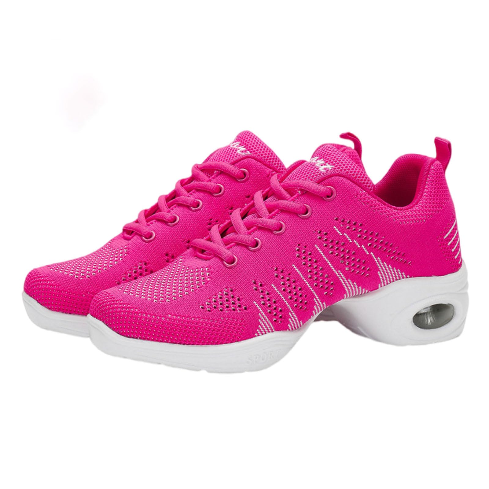 Leichtrit Split Sole Dance Trainers,dance Sneakers For Women,Womens Mesh Split Sole,Breathable Dance Sneakers,Shock-absorbing,Comfortable,Split Sole,Mesh,for Jazz,Latin,quickstep,Viennese Waltz