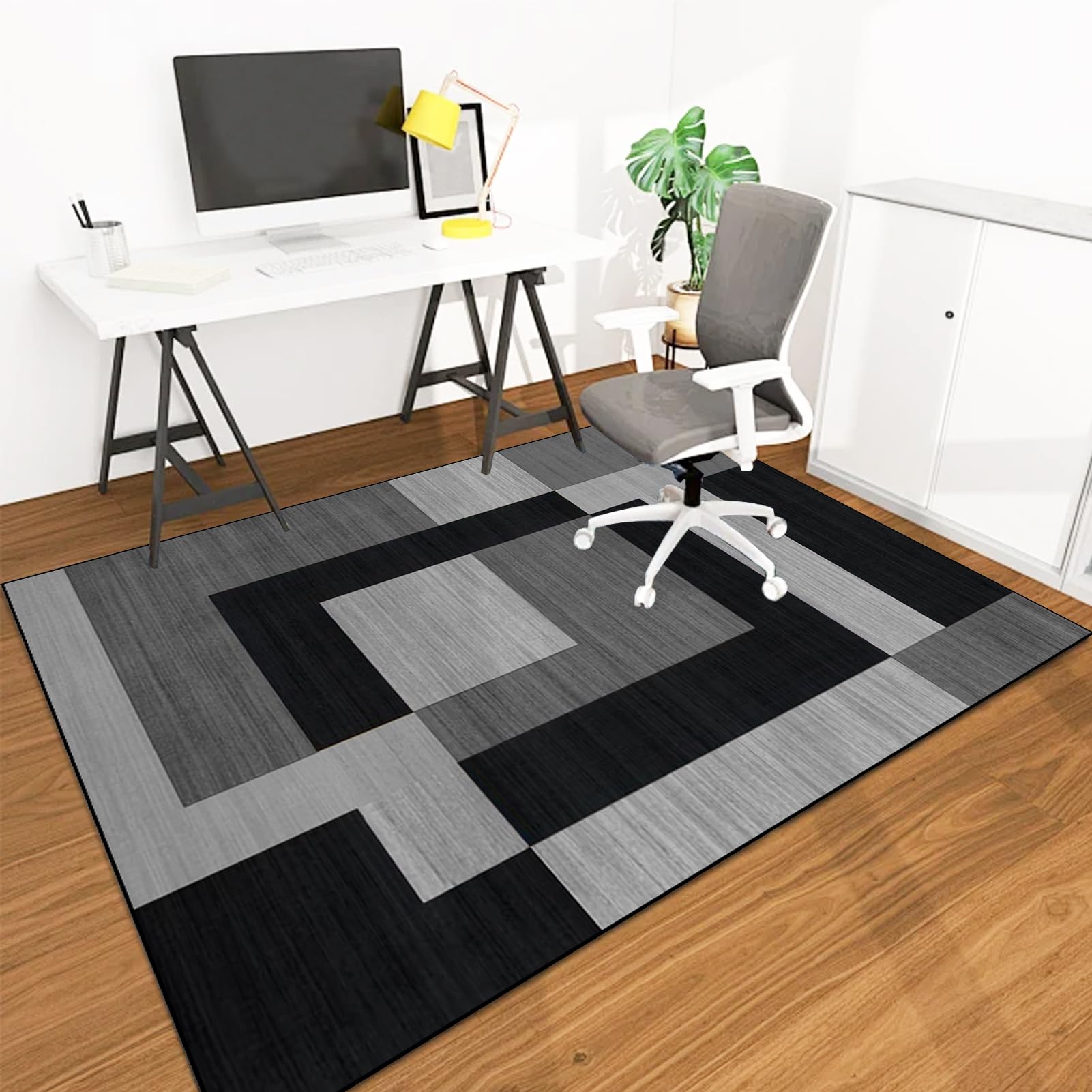 Alfombra Silla Escritorio Oficina Gamer Alfombra para Silla de Oficina para Suelos Duros Antideslizante Protector Suelo Silla Ruedas Alfombrilla de Protección para el Suelo para Parquet 90 x 120 cm