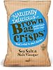 Brown Bag Crisps Sea Salt And Vinegar 40 g (Pack of 20)