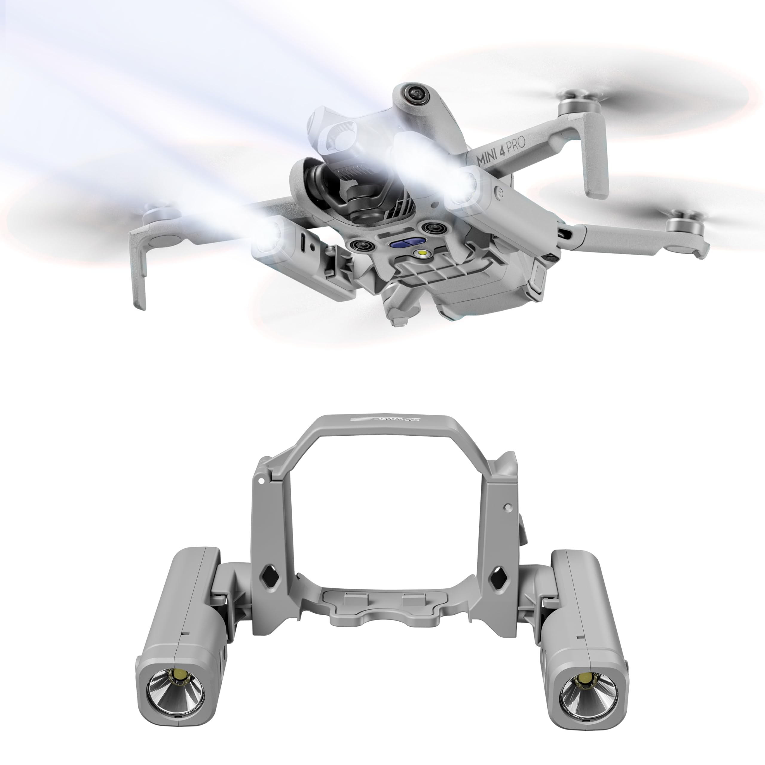Stroboscoop Signaal Licht Machine Arm Licht Single Pack, Geschikt voor DJI DJI FPV/Mini 2 / Mavic Air 2/Mavic mini, etc. - K&F Concept