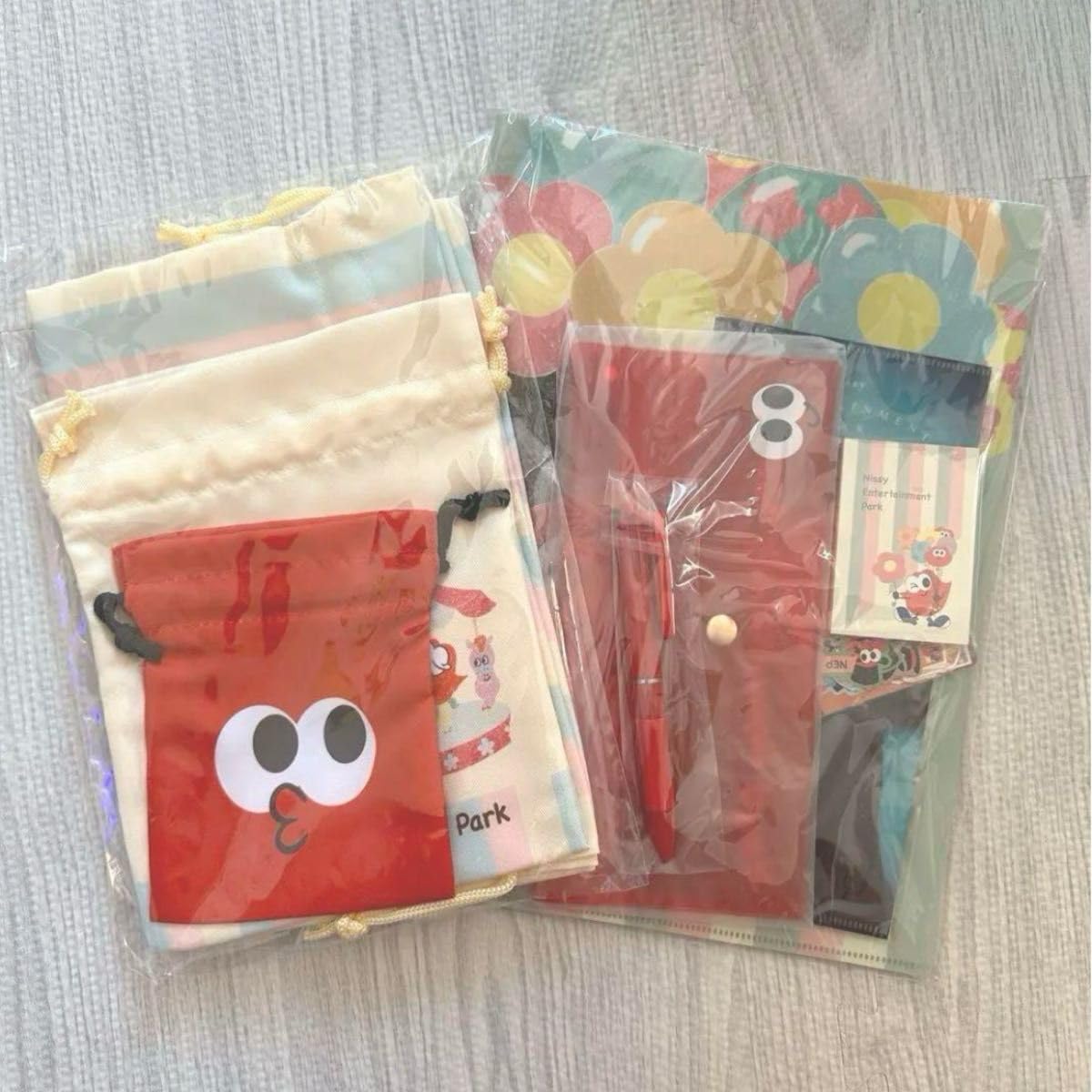 Nissy NEP会員限定 リッピー巾着3枚セット ステーショナリー6点セット Amazon.co.jp: Nissy NEP会員限定 リッピー巾着3枚セット