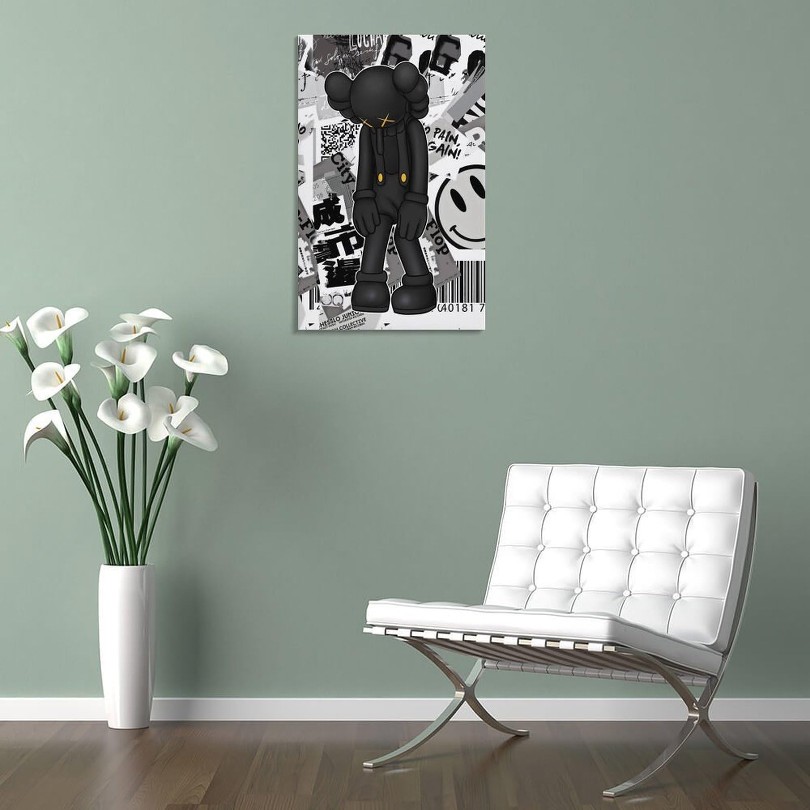 Amazon.co.jp: KAWS Sesame Street 絵画 インテリア カウズ セサミ