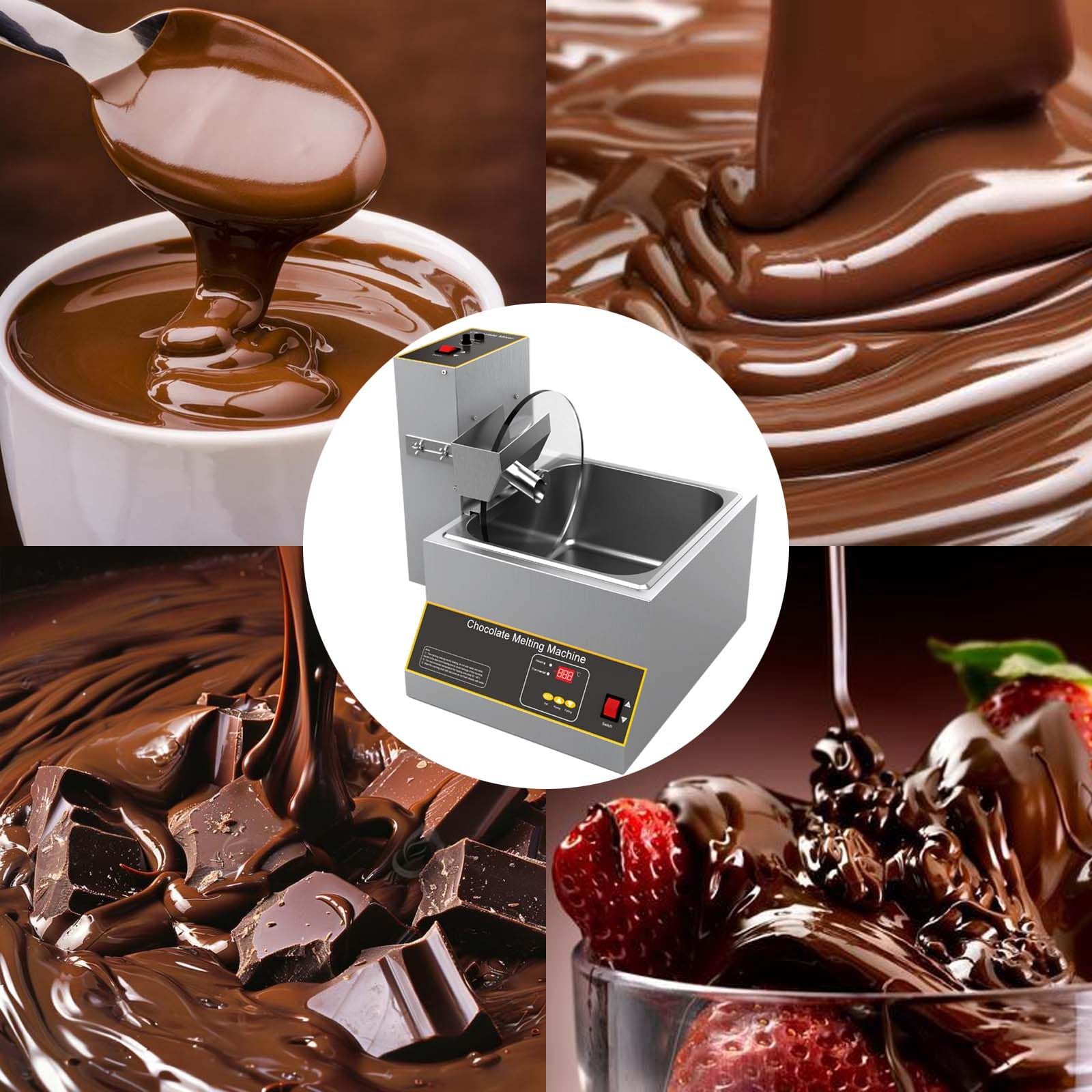 Generisch Schokoladenrad-Abfüllmaschine, gewerblicher elektrischer Schokoladen-Bonbon-Topf, für Bäckereien und Konditoreien