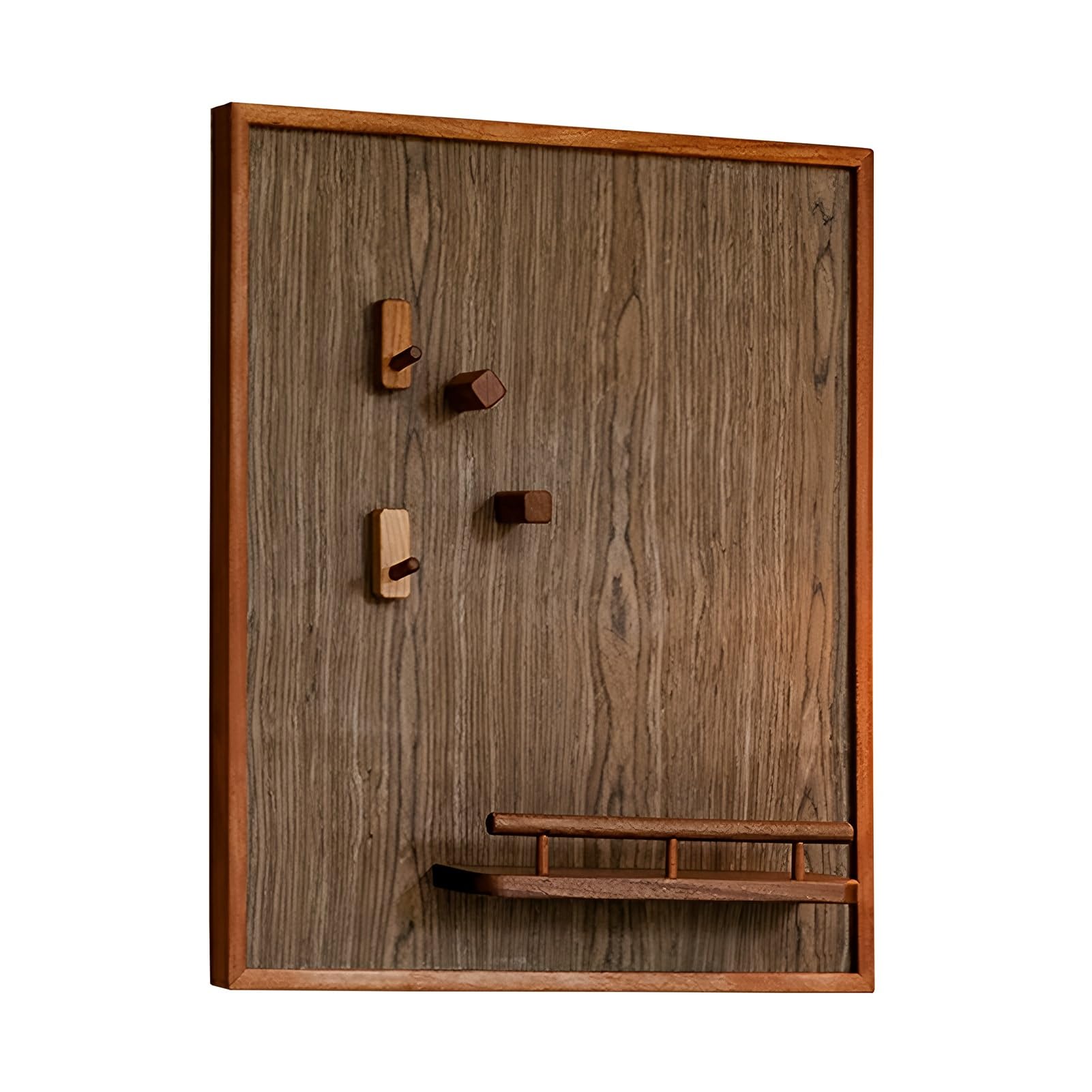 Cuadro Contador Eléctrico Cubierta de madera maciza para caja de interruptores, cubierta decorativa para caja de fusibles con estante, cubierta para panel eléctrico doméstico, oculta el panel eléctri