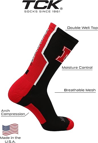 Miniatura 4 de TCK University of Nebraska Cornhuskers Socks Perimeter Crew