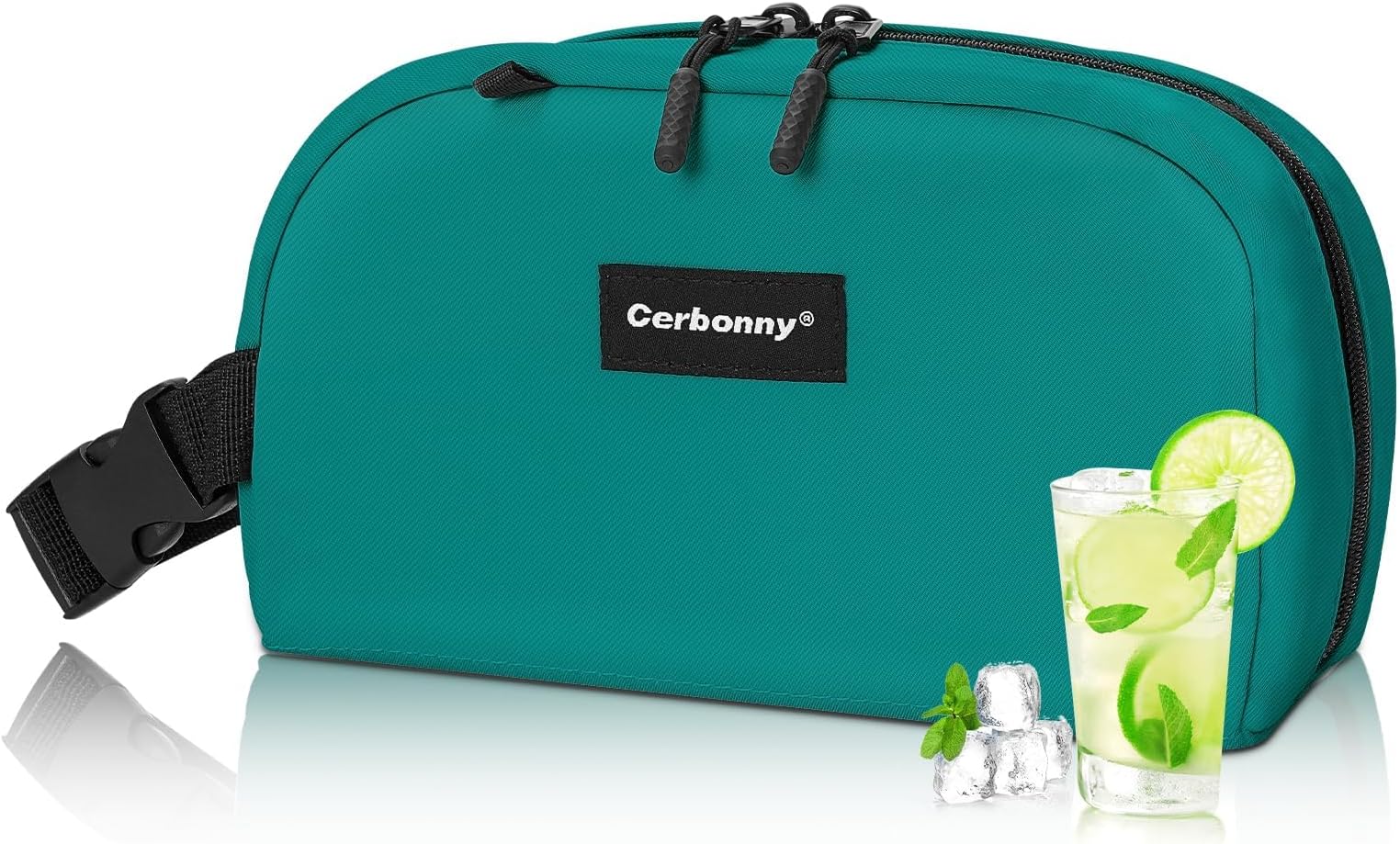 Cerbonny Small Cooler Bag Freezable Lunch Bag for Work School Travel,Leak-Proof Small Lunch Bag for Adults,Freezer Lunch Bags,Freezable Snack Bag Fit for Yogurt
