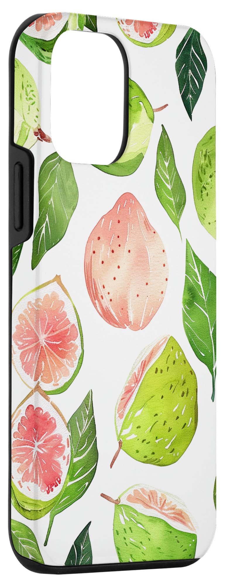 iPhone 12 mini Minimalist Guava Pattern Art Case - Image 3