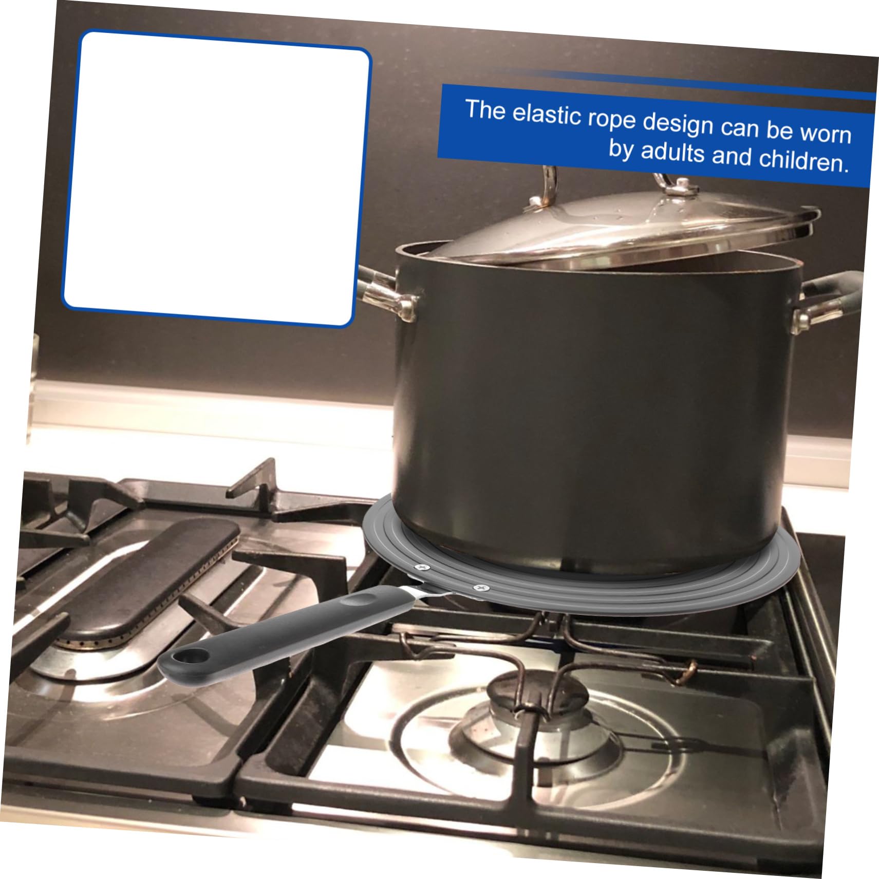 Didiseaon Placa Difusora de Calor Negro Redonda de Aleación de Aluminio Descongela Alimentos y Protege Ollas para Estufa de Gas