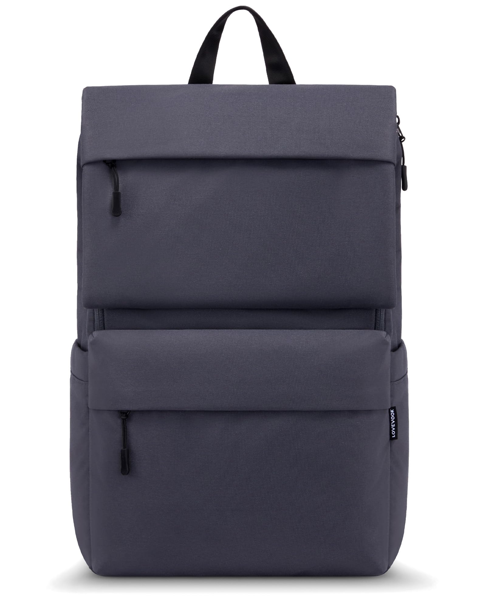 LOVEVOOK Rucksack Damen Herren, 16 Zoll Wasserdicht Rucksäcke mit Laptopfach Groß Schulrucksack Teenager, Women Men Backpack Tagesrucksäcke Arbeitsrucksack Daypack für Business Schule Uni, Grau