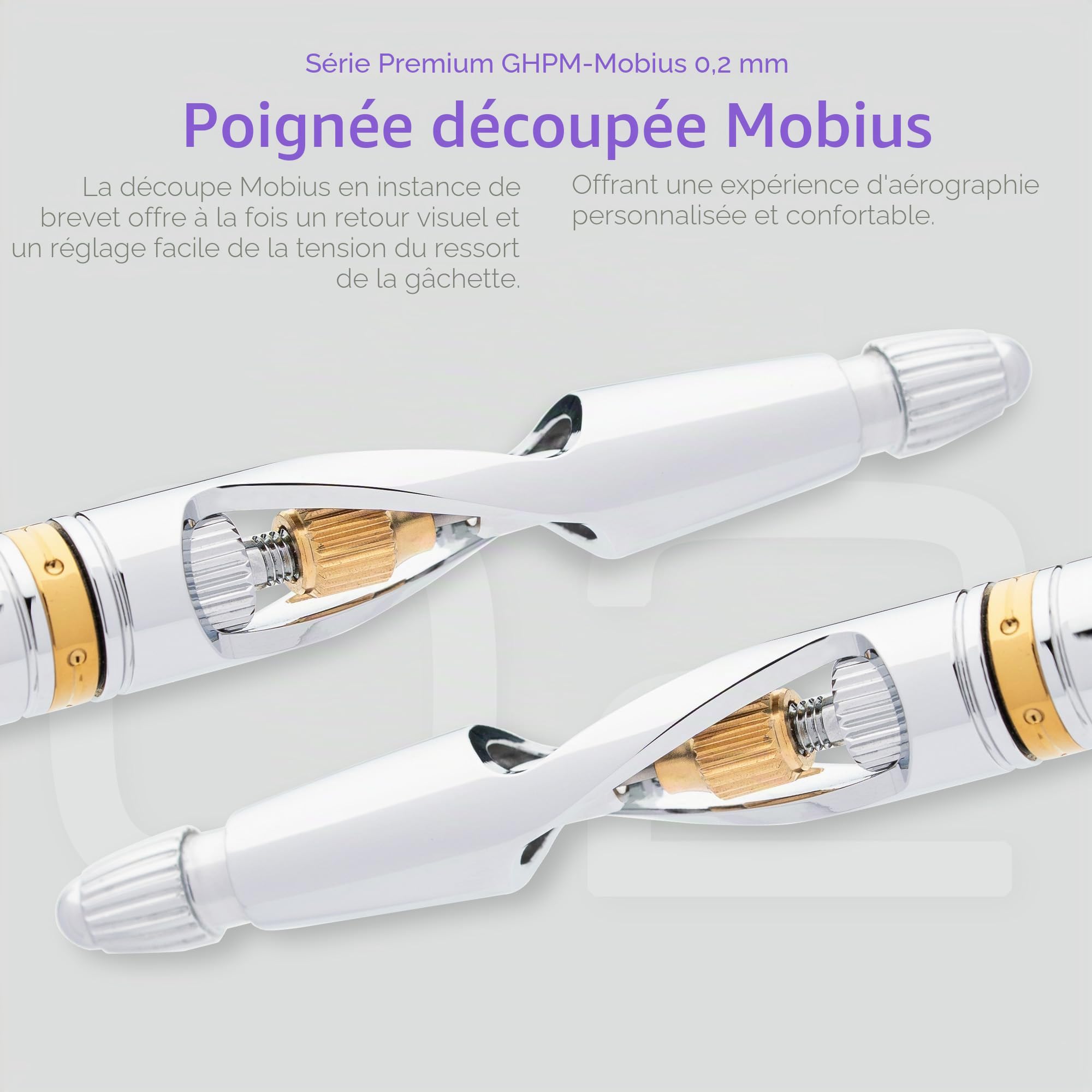Gaahleri Airbrush Premium Series GHPM-Mobius 0,2 mm