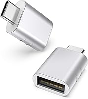 Syntech USB C to USB 3.0 Adapter (2 Pack) - Durable Zinc Alloy for iPhone 17 Pro Max, MacBook Pro/Air 2024, iPad Pro, Surface Pro