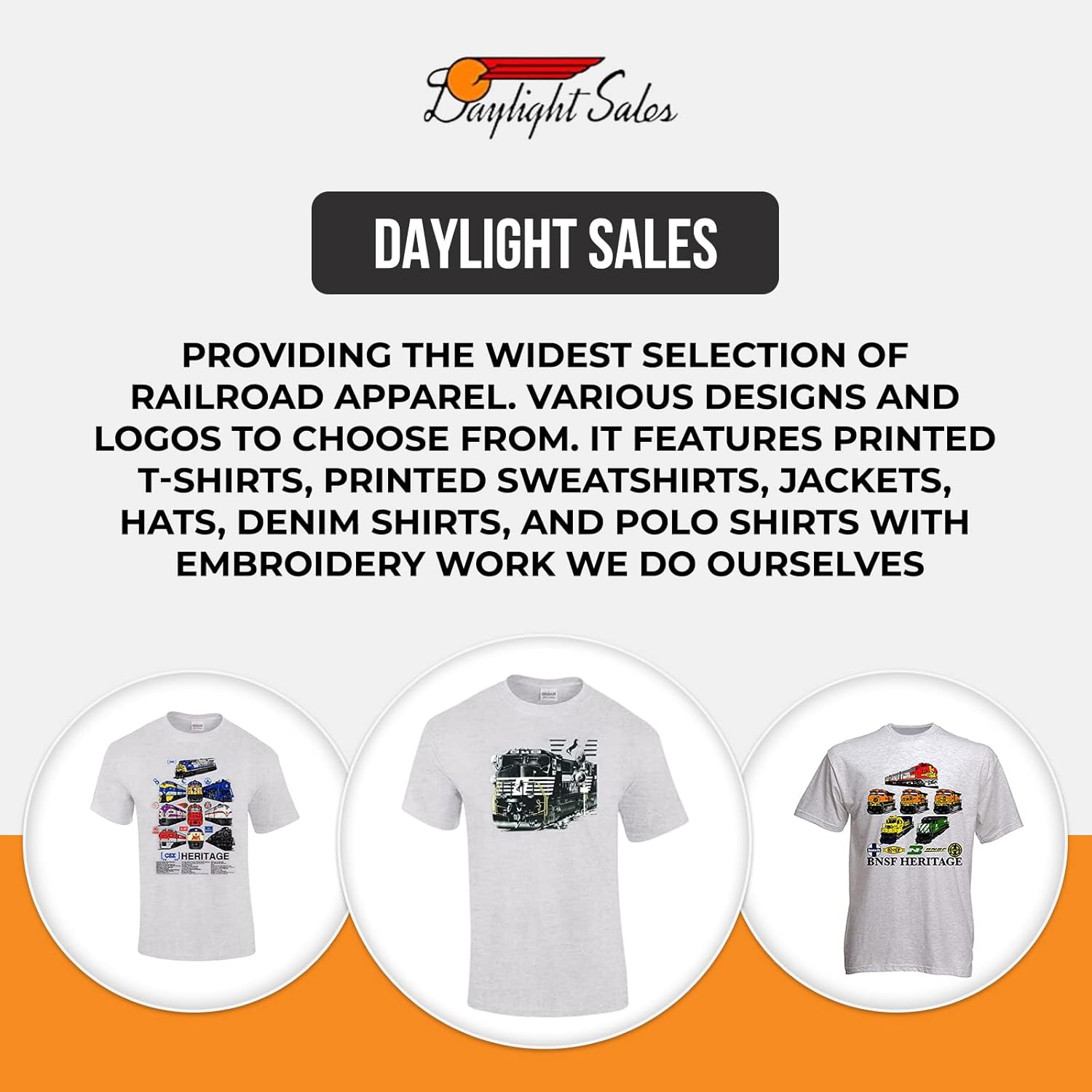 Daylight Sales Norfolk Southern Authentic Railroad T-Shirt Tee Shirt [20008] - Image 7