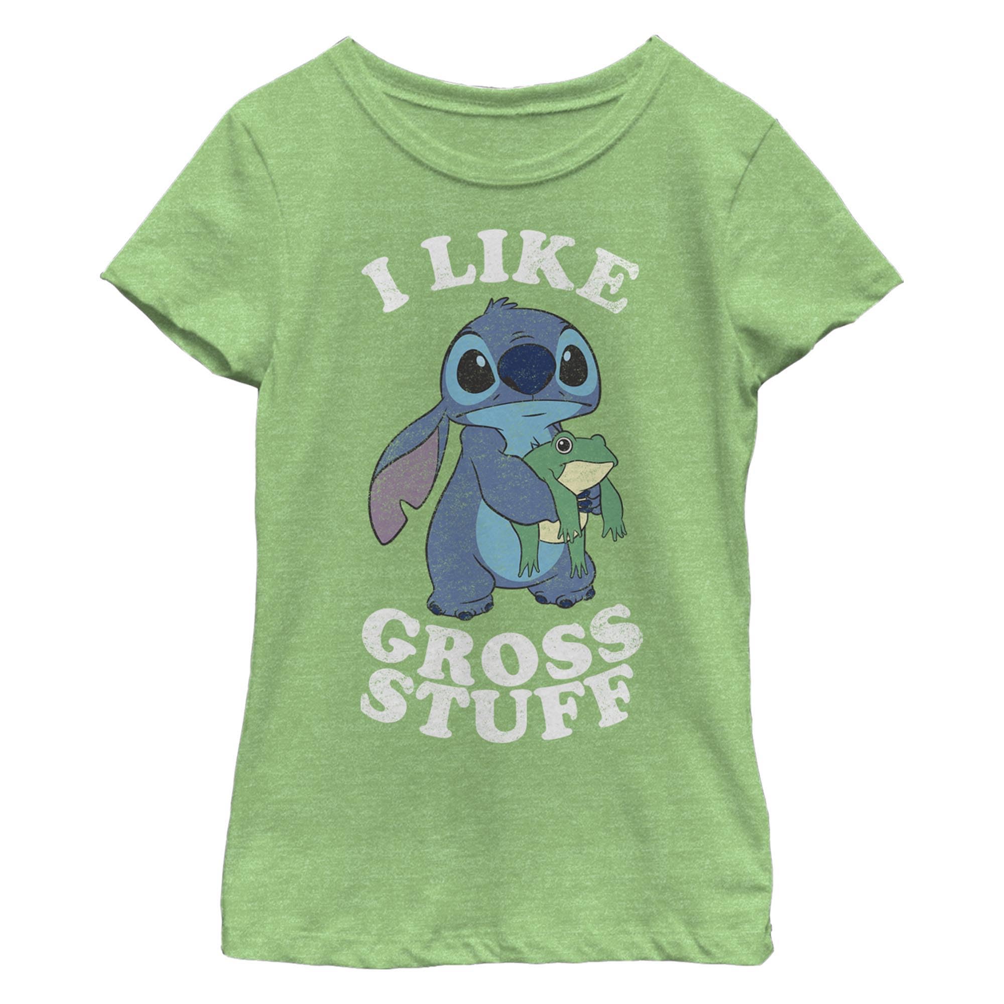 Disney Girls' I Like Gross Stuff Stitch