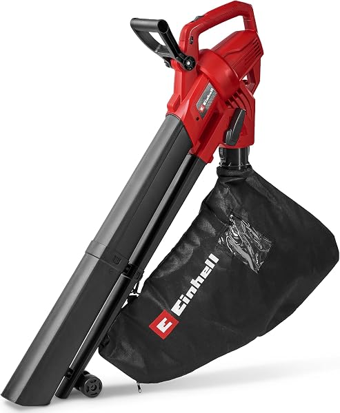 Aspirateur-souffleur broyeur 3000 W, 260 km/h, sac 40 L, rouge/noir